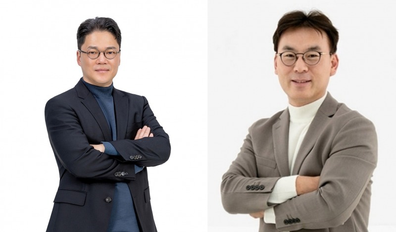 김병규 넷마블 대표, 도기욱 넷마블 재무전략담당(왼쪽부터). / 사진=넷마블