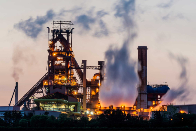 Posco Pohang Steelworks Panorama / Photo: Posco