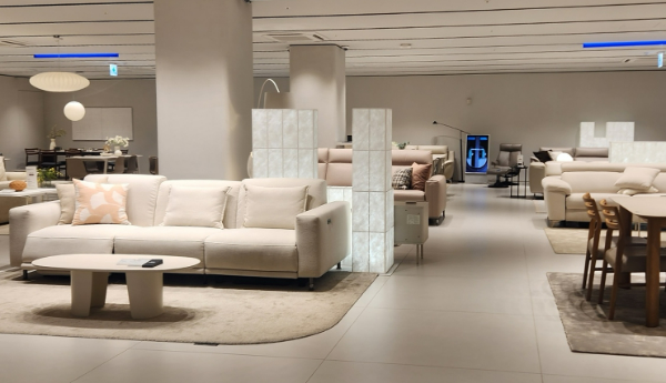 6일 찾은 '한샘 플래그십 논현' 매장 내 모습. /사진=손원태 기자