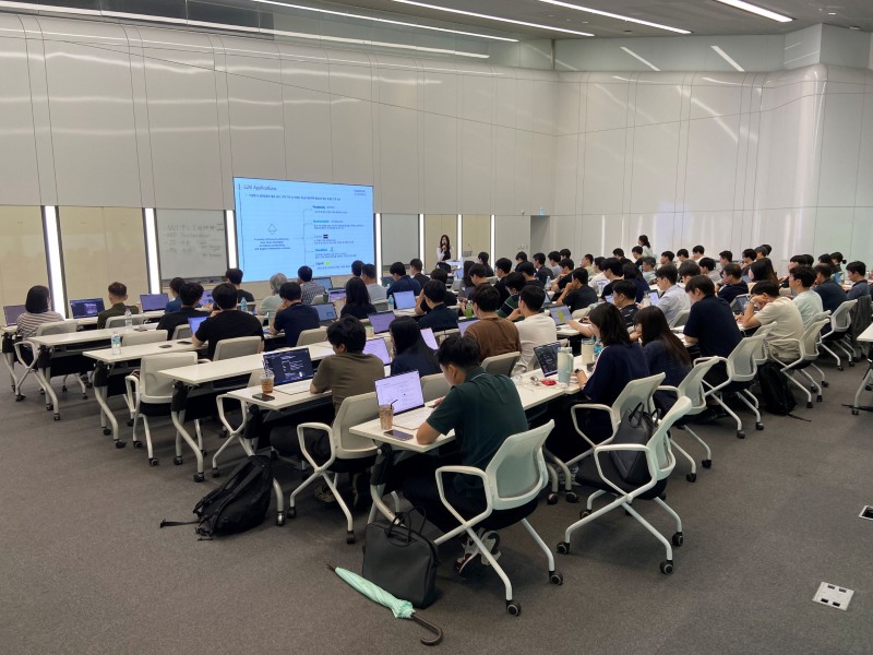 한국앤컴퍼니 사내 AI 교육 현장. / 사진=한국앤컴퍼니