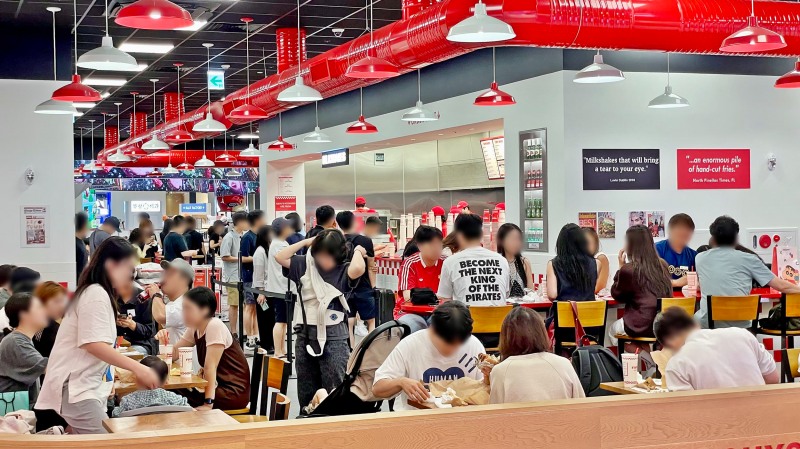 파이브가이즈 용산점. /사진제공=에프지코리아