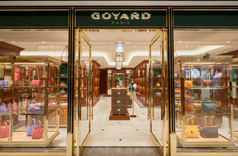 리뉴얼된 고야드 매장. 약 1.5배 넓어졌다. /사진제공=한화갤러리아