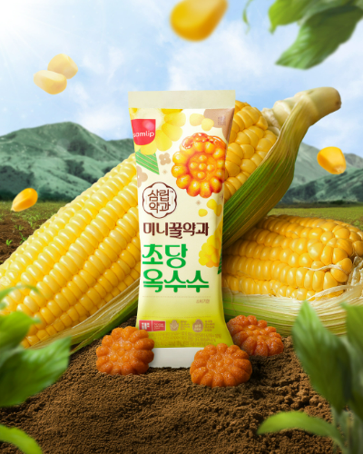 SPC삼립(대표 김범수)이 초당옥수수의 달콤한 풍미를 담아낸 ‘초당옥수수 미니꿀약과’를 27일 출시했다. /사진=SPC삼립