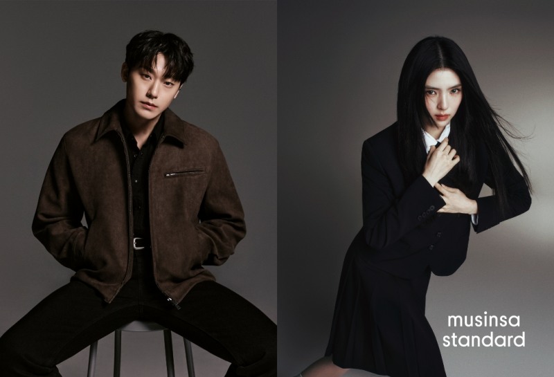 무신사 스탠다드가 배우 이도현과 한소희를 모델로 설득했다. /사진제공=무신사스탠다드