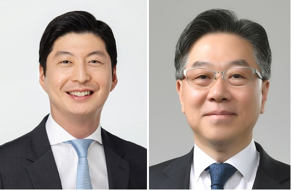 허세홍 GS칼텍스 대표이사(왼쪽)과 송명준 HD현대오일뱅크 대표이사