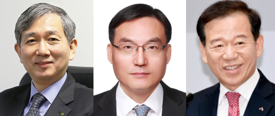 (왼쪽부터) 황성엽 신영증권 대표, 이현승 전 KB자산운용 대표, 서유석 현(제6대) 금융투자협회장 / 사진출처= 각사