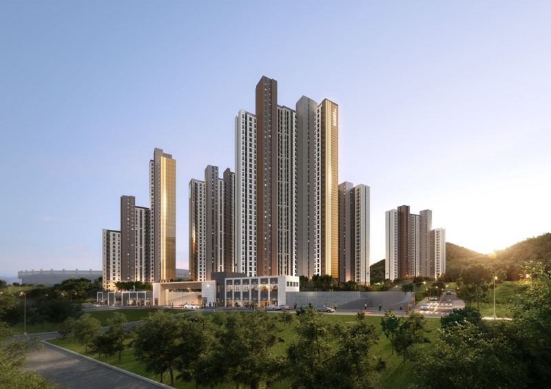 두산건설, ‘두산위브더제니스 구미’ 투시도./사진제공=두산건설