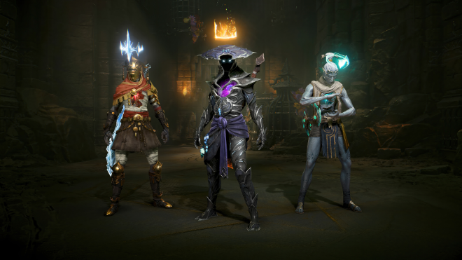 드림에지 '알케론' 3인 팀 구성 화면. / 사진=드림에이지