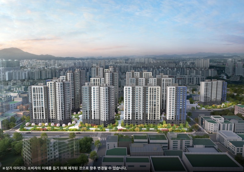 두산위브&수자인 부평 더퍼스트 투시도./사진제공=두산건설