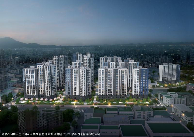 두산위브&수자인 부평 더퍼스트 투시도. /사진제공=두산건설