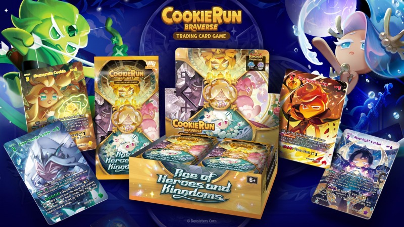 데브시스터즈 트레이딩 카드 게임(TCG) ‘쿠키런: 브레이버스 카드 게임(이하 쿠키런 카드 게임)’이 북미에서 유통 계약된 누적 카드 규모가 2500만장을 돌파했다고 23일 밝혔다. / 사진=데브시스터즈