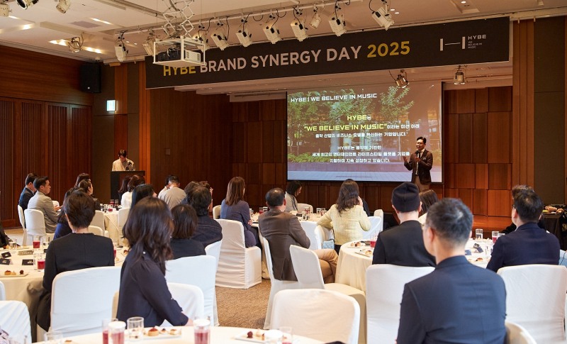 지난 23일 2025 하이브 브랜드 시너지데이가 개최됐다. /사진제공=하이브