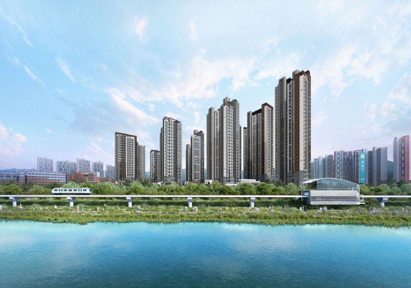 용인 고진역 대광로제비앙 투시도./사진제공=대광건영