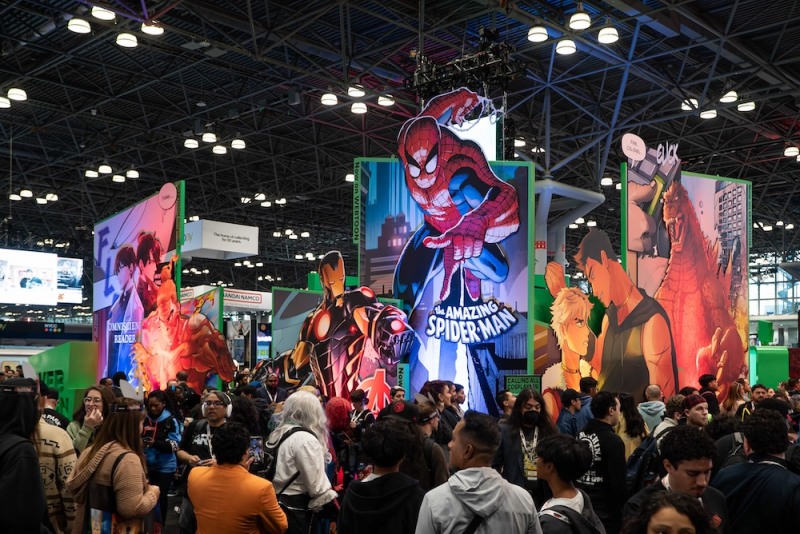 2025 NYCC 부스 전경. / 사진=네이버웹툰