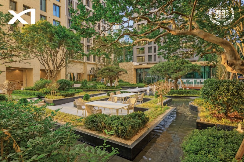 2025년 제15회 대한민국 조경대상에서 국토교통부 장관상 수상한 ‘메이플자이’./사진제공=GS건설