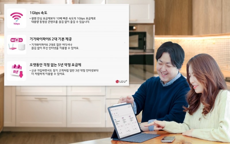 LG유플러스는 신규 인터넷 요금제 ‘너겟 라이트’를 출시했다고 21일 밝혔다. / 사진=LG유플러스