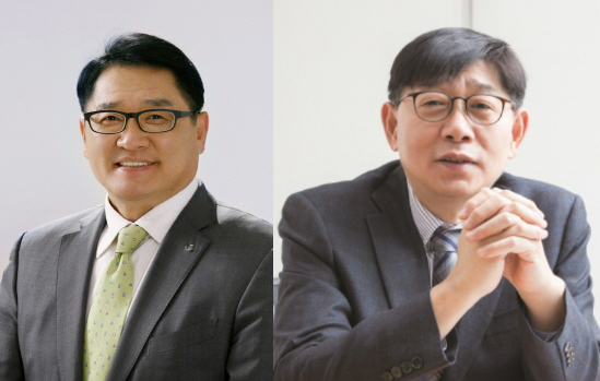 (왼쪽부터) LS일렉트릭 대표이사 구자균 회장과 채대석 전무. /사진제공=LS일렉트릭