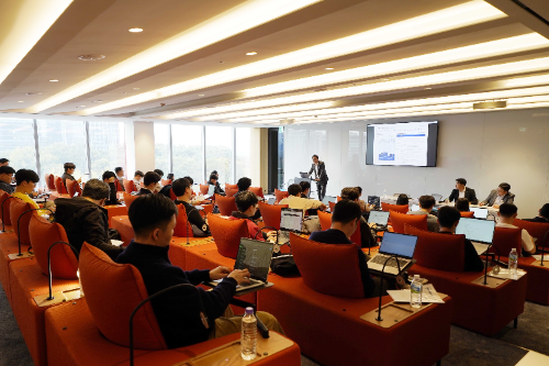 대한전선이 30일 3분기 기업설명회를 진행하고 있다. /사진제공=대한전선