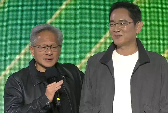 젠슨 황 엔비디아 CEO와 이재용 삼성전자 회장