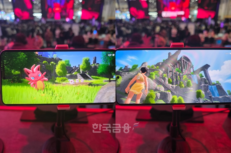 '팰월드 모바일' 시연 이미지. / 사진=정채윤 기자