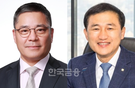 백종일 전북은행장(왼쪽)과 고병일 광주은행장 / 사진제공 = JB금융지주