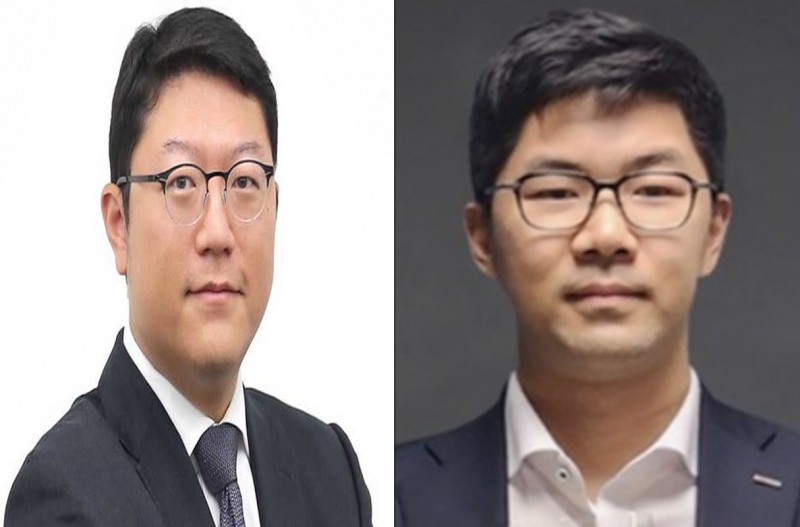 백인환 대원제약 사장(사진 왼쪽), 백인영 에스디생명공학 대표. /사진=대원제약