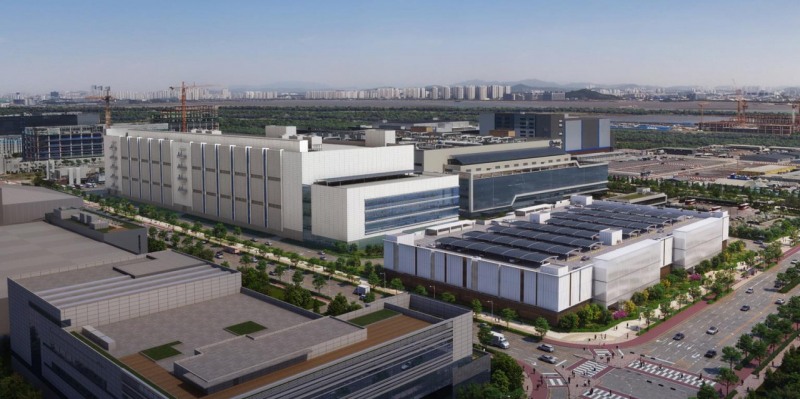 앰코테크놀로지 송도사업장 신규 테스트동 증축공사 조감도./사진제공=동부건설