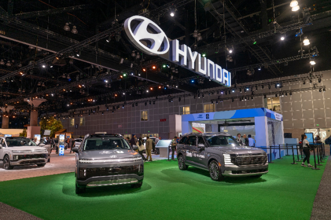 현대차 LA오토쇼 부스 전경. / 사진=현대차