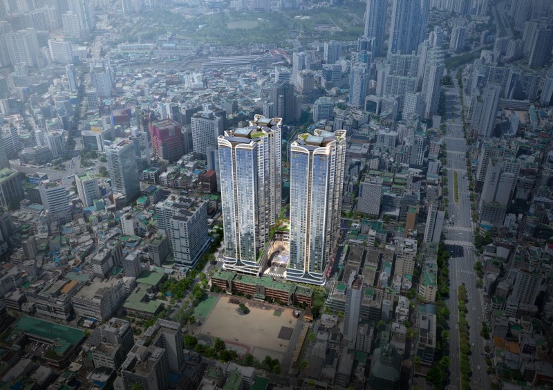 서면 써밋 더뉴 조감도./사진제공=대우건설