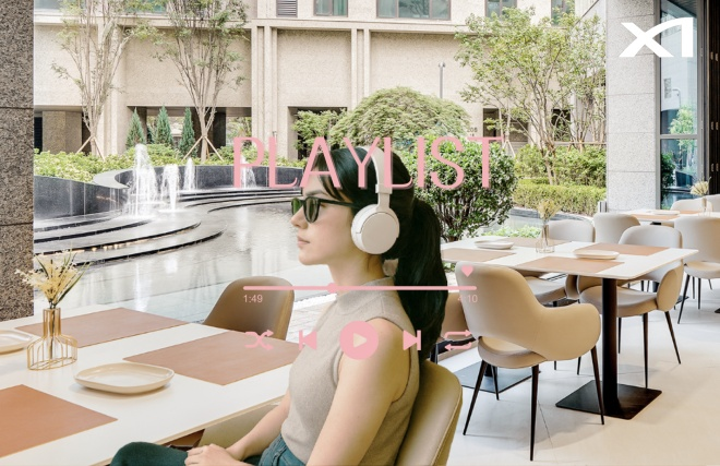 자이사운드스케이프가 적용된 메이플자이 카페테리아./GS건설