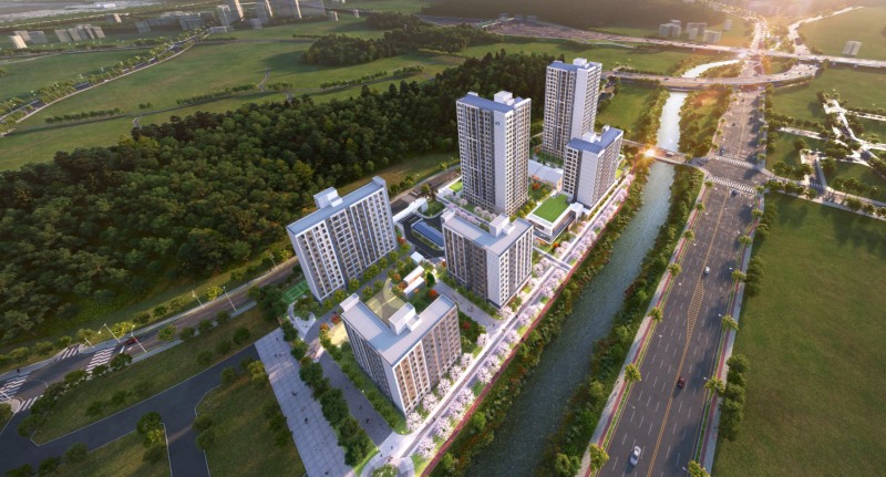 GS건설이 수주한 시흥거모 공공주택지구 A-1BL 민간참여 공공주택건설사업 조감도./사진제공=GS건설