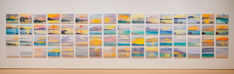 해돋이 일기, 각 46 x 61cm.Oil on 캔버스, 2025