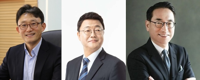 (왼쪽부터) 박윤영 사장, 주형철 대표, 홍원표 대표.