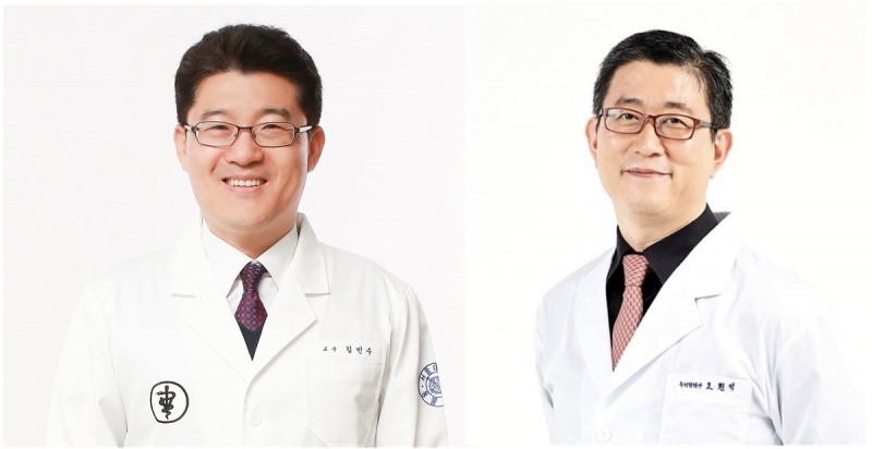 서울대 수의과대 김민수 교수와 만성 난치병 치료전문가인 오원석 겸임교수(왼쪽부터)