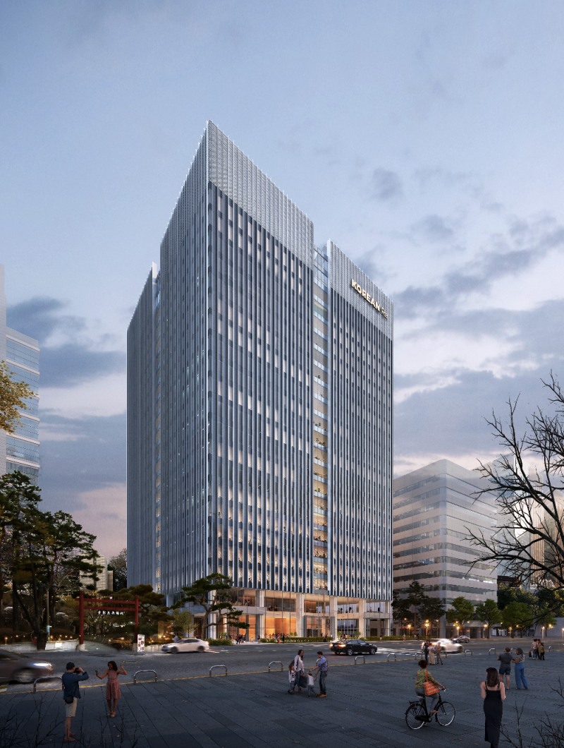 코리안리 신사옥 투시도./사진=코리안리