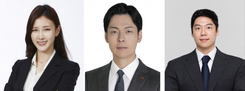 최윤정 SK바이오팜 사업개발본부장, 신유열 롯데바이오로직스 대표, 담서원 오리온 전략경영본부장(왼쪽부터). /사진=각 사