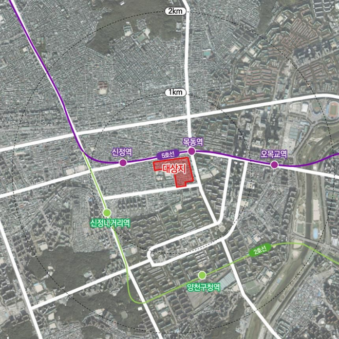 서울 목동역 인근도심 공공주택 복합지구./사진제공=LH