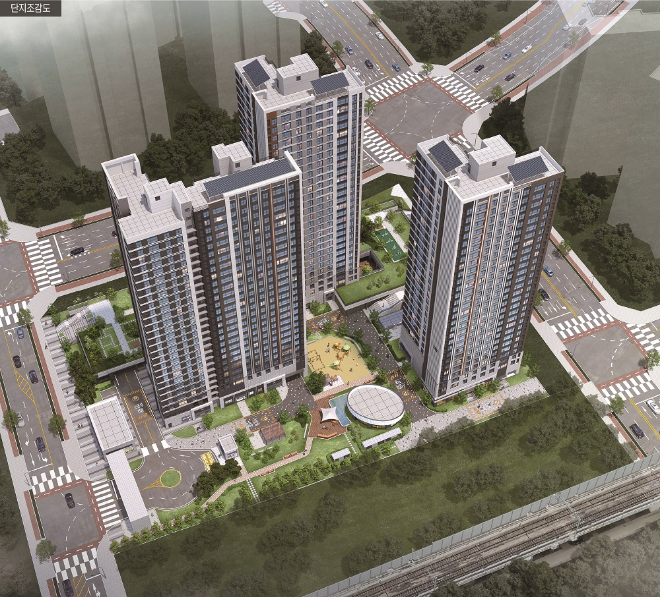 남양주진접2 B1블록 단지 조감도./사진제공=LH