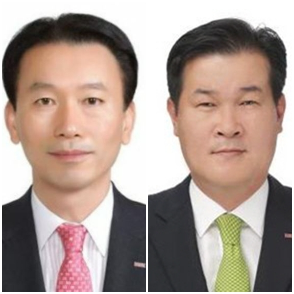 김성주 부산은행장 내정자(왼쪽), 손대진 BNK캐피탈 대표 내정자(오른쪽)