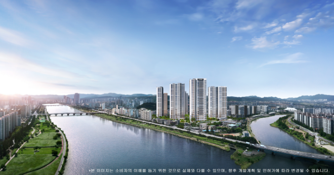 태화강 센트럴 아이파크 주경투시도./사진제공=HDC현대산업개발