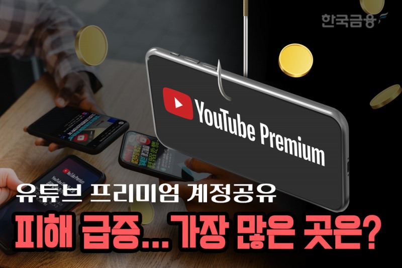 유튜브 프리미엄 할인 미끼 계정공유...소비자 피해속출 업체 공개