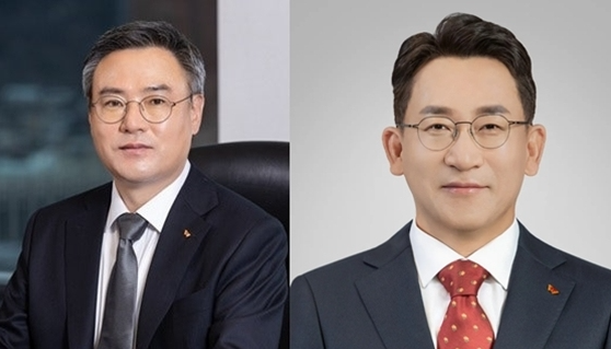 장동현 SK에코플랜트 부회장(왼쪽), 김영식 SK에코플랜트 사장./사진제공=SK에코플랜트