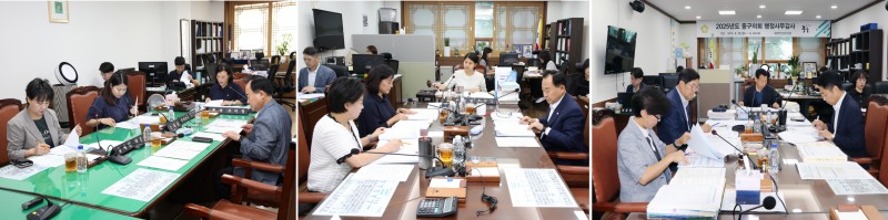 중구의회 상임위원회 활동./사진제공=중구의회