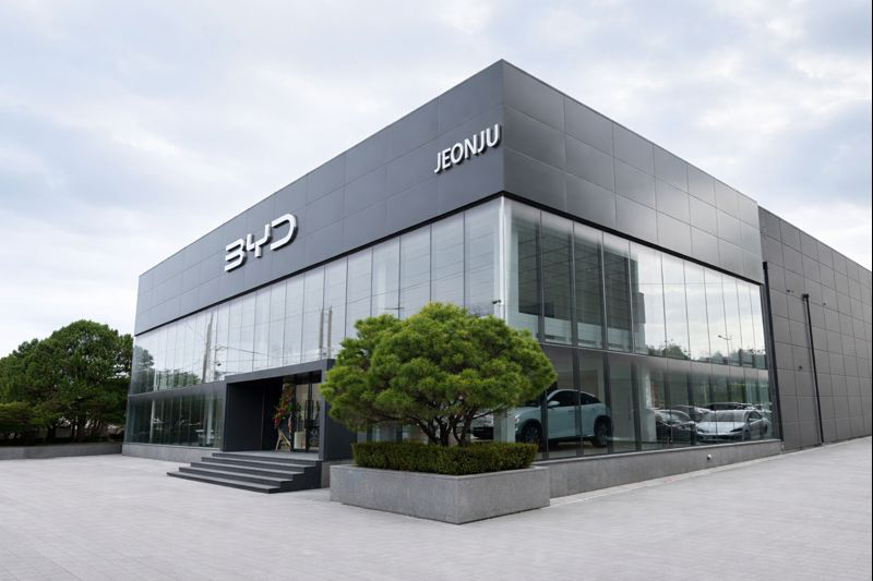 BYD 코리아, 전북권 승용 전시장 전경. / 사진=BYD 코리아