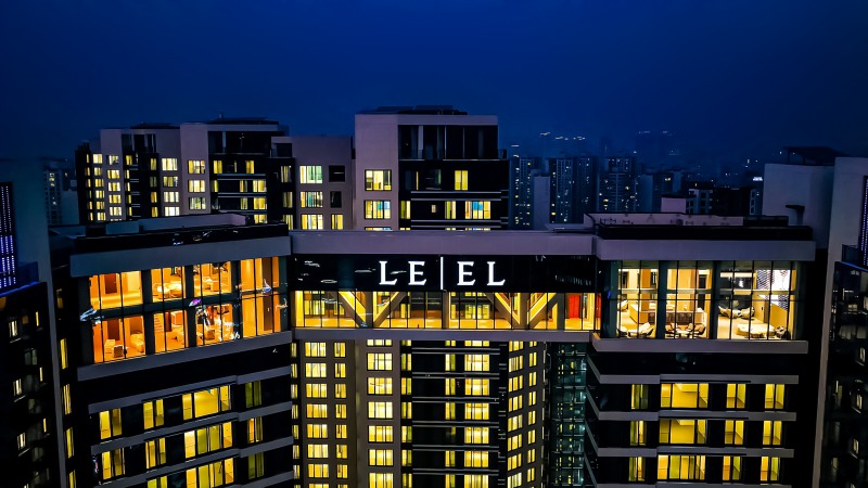 ‘잠실 르엘’ 스카이브릿지 전경./사진제공=롯데건설