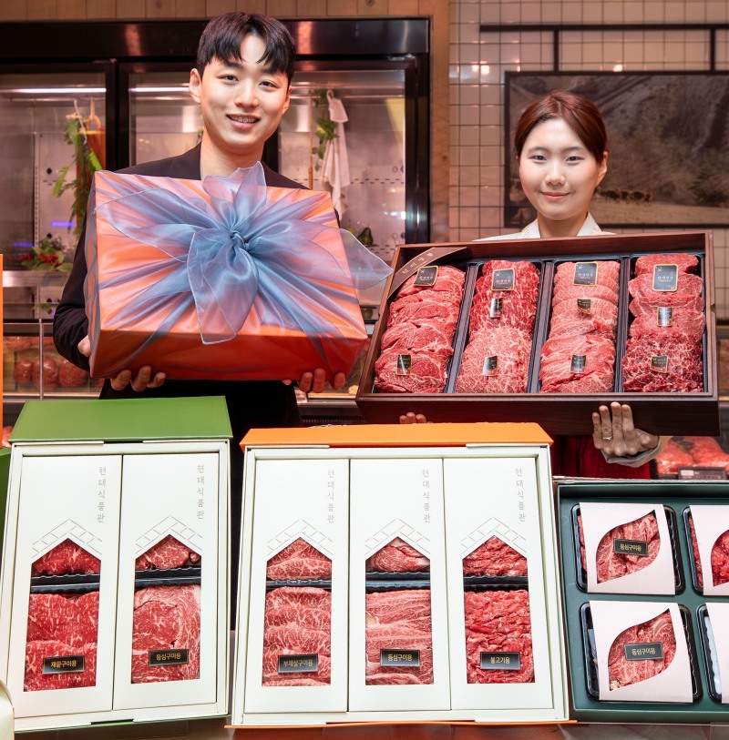 현대백화점이 선보이는 한우 선물세트. /사진제공=현대백화점