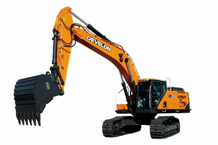 HD건설기계 디벨론 40톤급 스마트 굴착기인 DX400. /사진제공=HD건설기계