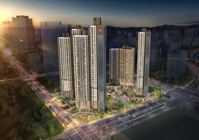 e편한세상 동탄역 어반원 조감도./사진제공=DL이앤씨