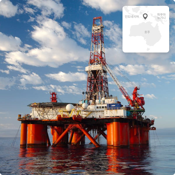 호주 바로사 가스전(개발 단계). 사진=SK이노베이션