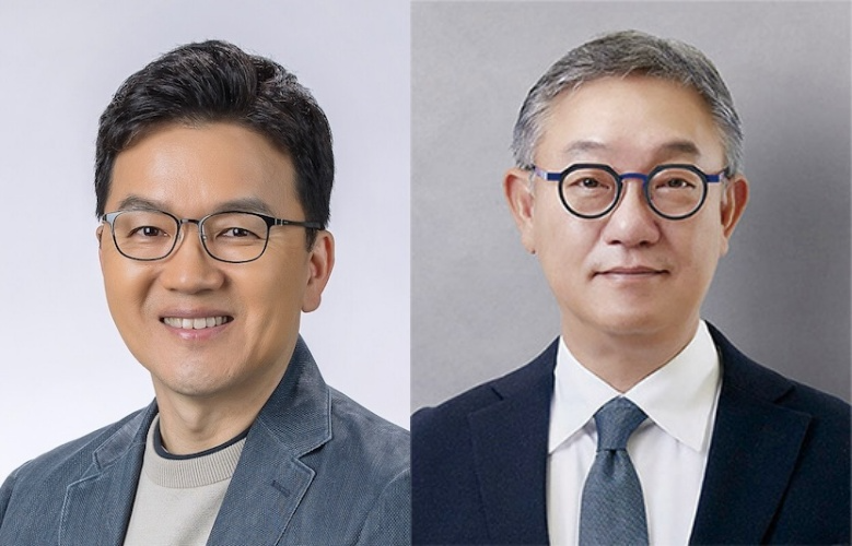 (왼쪽부터) 이준희 삼성SDS 대표이사, 현신균 LG CNS 대표이사. /사진=각 사